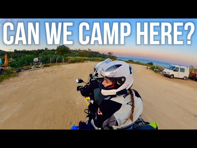 Wild Moto Camping on the Beach in Spain 🇪🇸 [S1-E20]