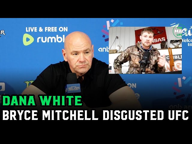 Dana White on Bryce Mitchell's 'Hitler was a good guy': "Beyond Disgusting, Dumb S***'