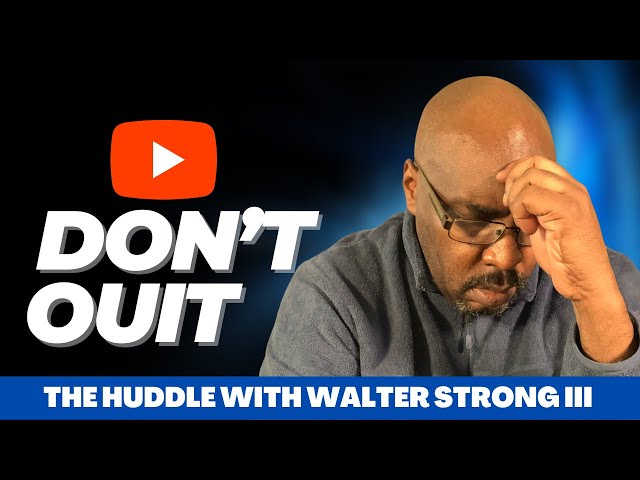 How Not To Quit When Your Channel Is Not Growing On YouTube!