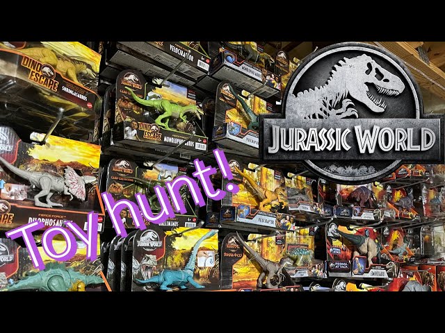 Jurassic world toy hunt! Jurassic world Dominion / Dino tracker toys!