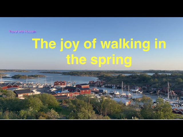 لذت پیاده روی در بهار The joy of walking in the spring