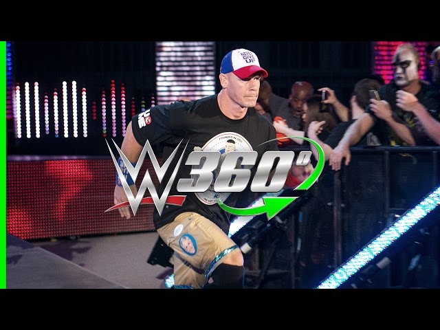 Experience the return of John Cena to WWE on Raw in 360°!