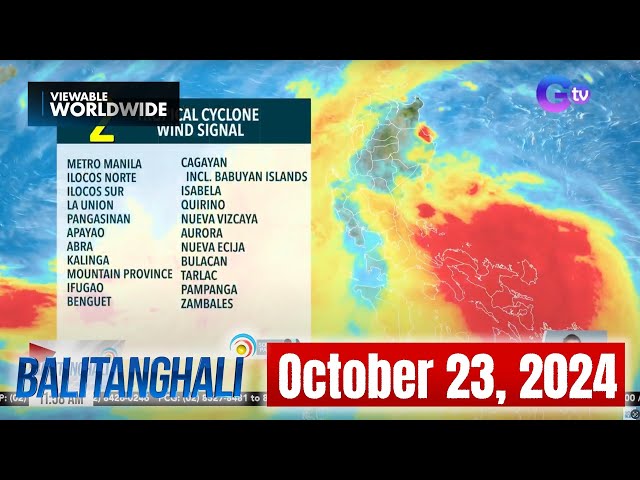 Balitanghali Express: OKTUBRE 23, 2024