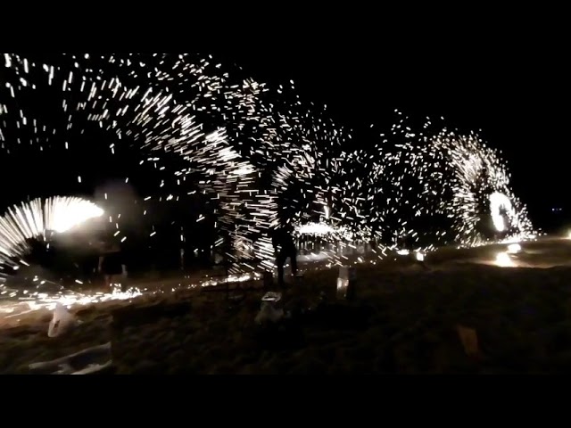 VR180 3D  - fire show Koh Samui