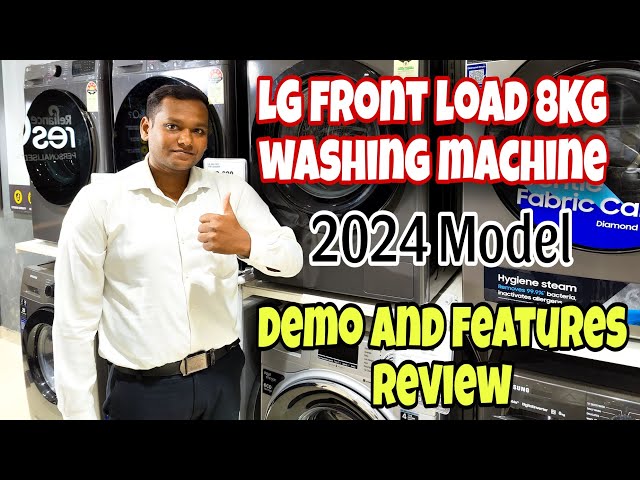 New launching LG front load washing machine Demo and features and review 💯💥 only.2499#washingmachine