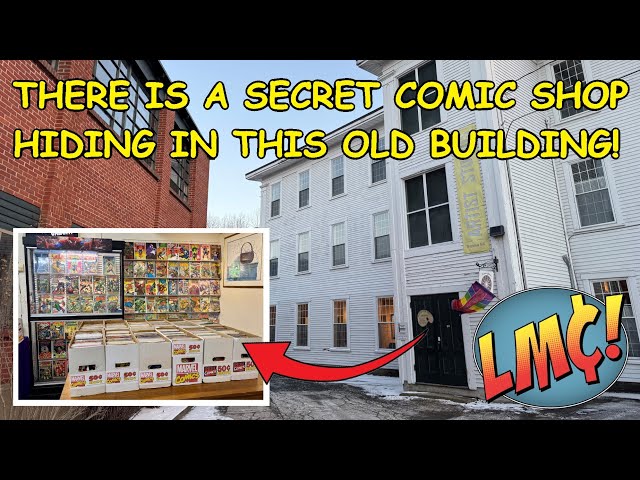 I Found a Comic Shop Hidden in an Old Mill Building!