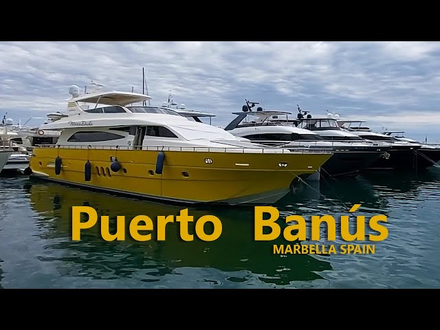 Puerto Banus Marbella Spain   -  Puerto José Banús, Marbella y súper yates en puerto Banús