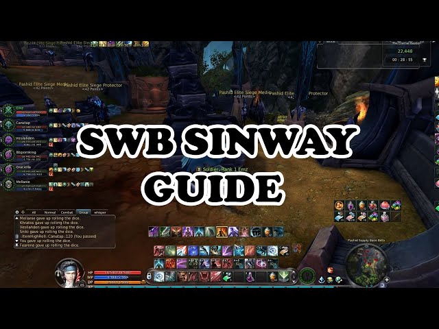 SWB Sinway Complete Guide - Assassin Skill Rotation Euro Aion