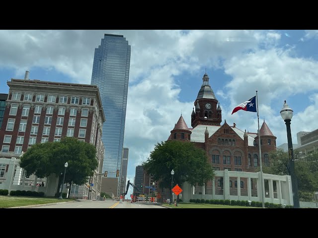 Frontiers of Flight Museum and The JFK Assassination Site by the former Texas School Book Depository