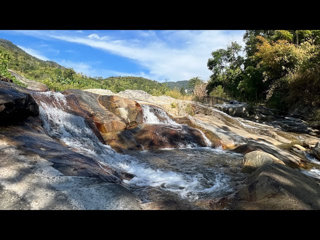 Natural Waterfall sounds Relaxing Music for Sleeping 30 Mn ,Deep Sleep Meditation Stress Relief Calm