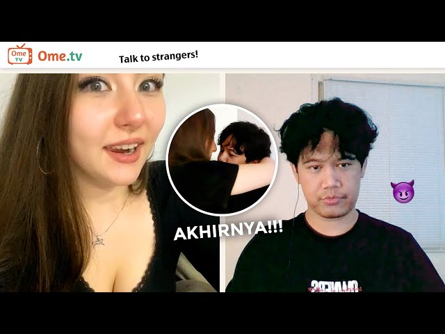 AKHIRNYA KETEMU JODOH BULE DI OME TV JAM 3 PAGI 😈 | OMETV | OMEGLE