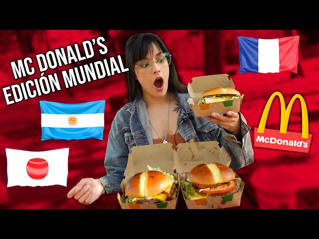 Nuevas HAMBURGUESAS del MUNDIAL en McDonalds - ¿Son realmente ricas o flasharon una banda? 🤔​