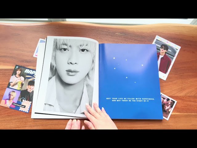 Happy Unboxing: BTS Jin "HAPPY" album (Navigate ver.)