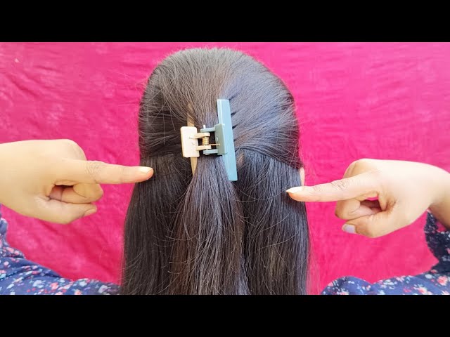 Simple Easy Hairstyle! 🤔😲 Long Hair Hairstyles | Simple Hairstyle For Long Hair | Hair Style Girl