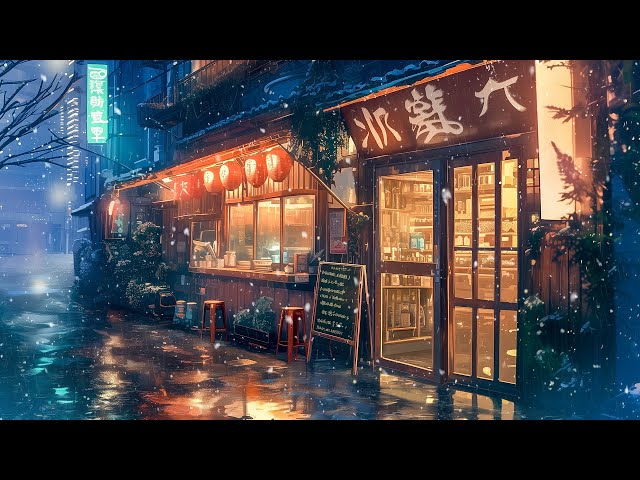 SNOWING IN JAPAN 🌨️ Pluviophile Lofi 🌨️ 일본 비의 분위기를 즐길 수 있는 일본 Lofi 노래