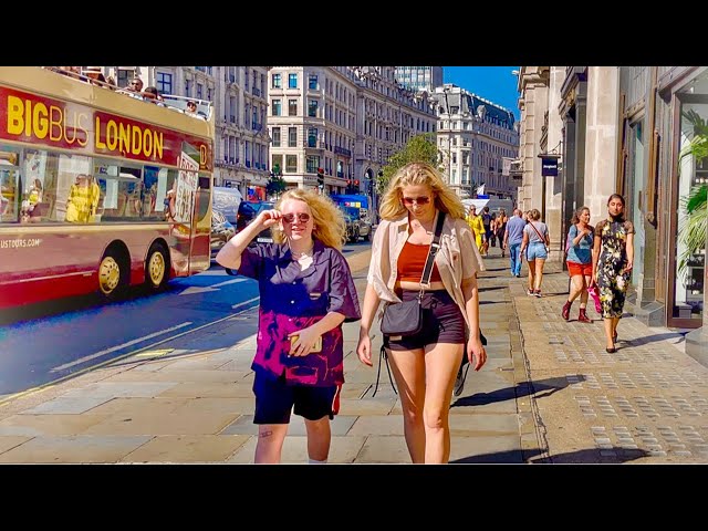 London West End Walk | Smiling Londoners on Bright Sunny Afternoon-2021[4k HDR ]