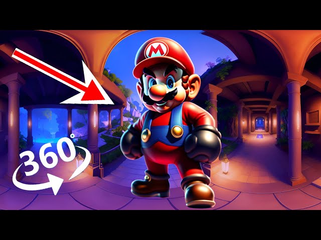 FIND Mario . Mario - looking for a challenge 360° VR video