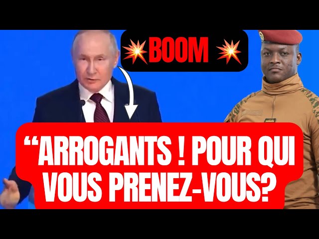 Poutine Répond aux Menaces des USA et de l’Ouest- Ibrahim Traoré Avertit Sérieusement Les Traîtres.