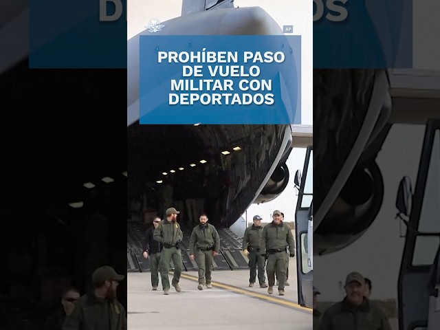 México prohíbe a EU que vuelo con deportados use su espacio aéreo #shorts