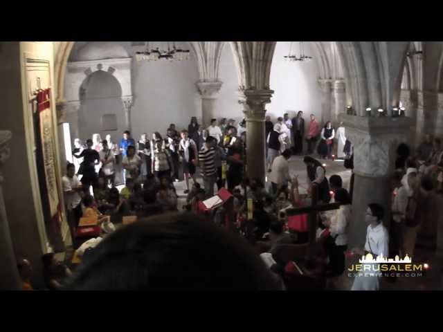 Video Tour to The Last Supper Room & Upper Room at Mount Zion Jerusalem (Cenacle)