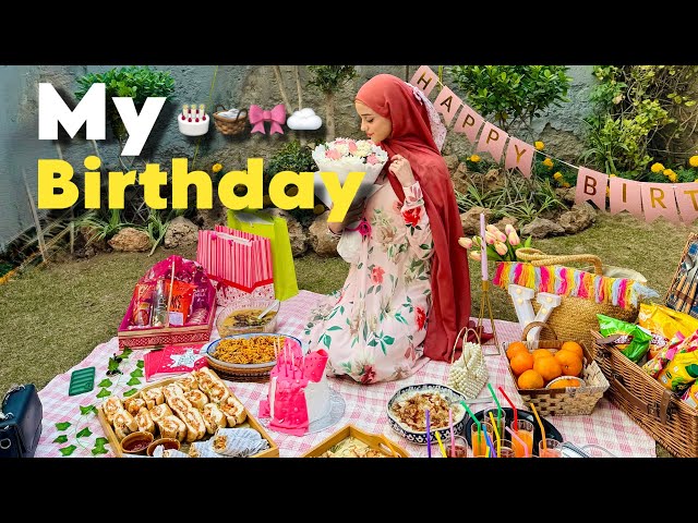 My Pinterest Inspired Birthday🧺🎂🎀 || Yusma Akhund