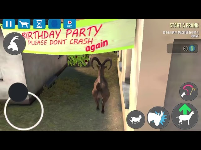 Gameplay of goat sim pay day part1