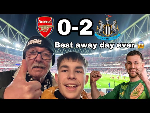 My best away day ever | Arsenal (a) 2-0 nufc | plus dubravka aces his last game