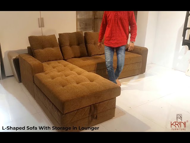 L Shape Sofa cum Bed | L Shape Sofa with Bed | L Shape Sofa Bed Design | Sofa for Small Room