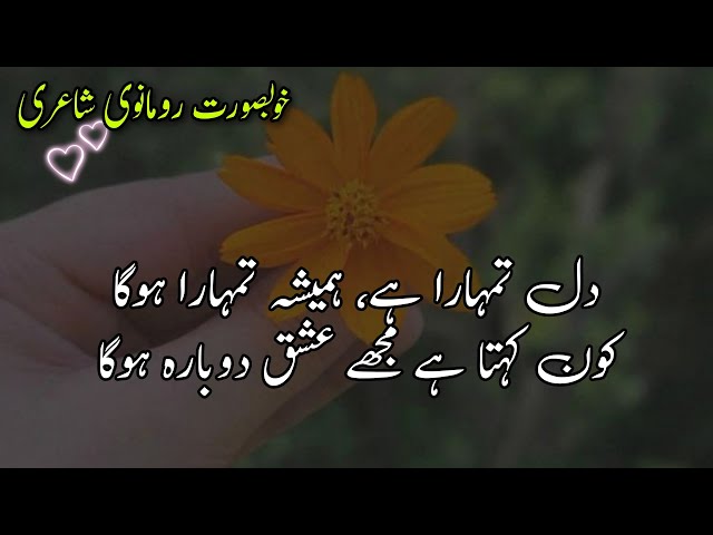 Love Couple Poetry | Mohabbat Bhari Shayari | Romantic Poetry | Evergreen Urdu Poetry