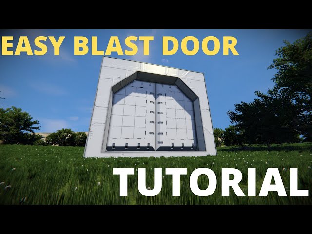 Simple Rotor Blast Door Tutorial - Space Engineers