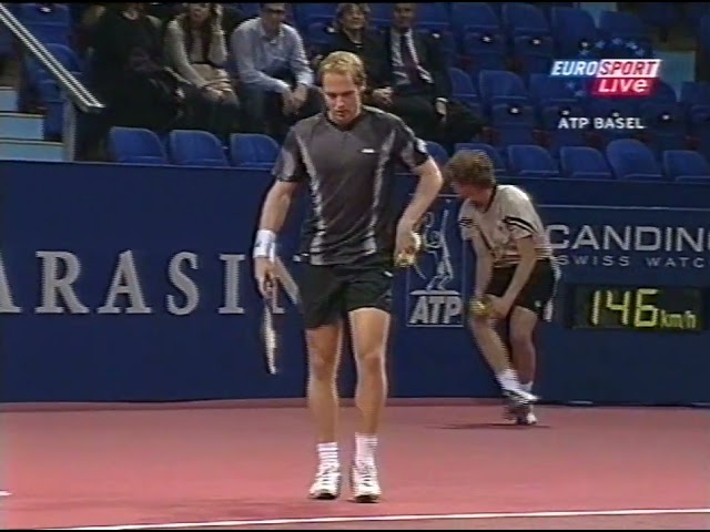 Rafael Nadal vs Rainer Schuettler - Basel 2004 - R32