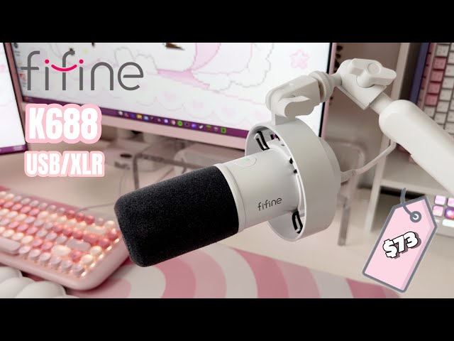 🍭 unboxing and reviewing the fifine k688 microphone