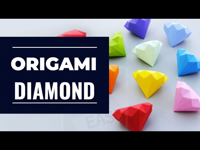 How to fold a beautiful origami "diamond".@VarunSulkhia