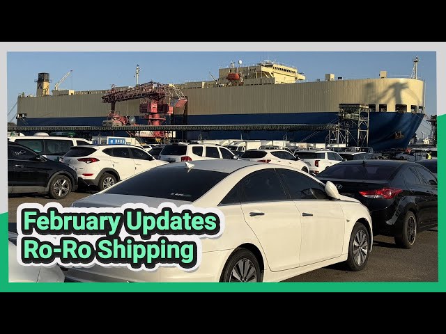 Shipping Updates Feb 2025 #korea #shipping #cars #turkey #usedcars