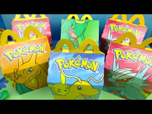 OPENING SOME NEW McDONALD'S 2025 POKEMON DRAGON EVOLUTION HAPPY MEALS