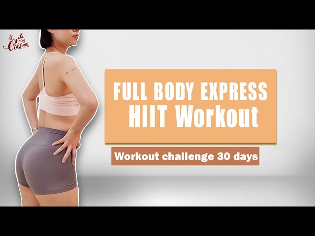 TOP Exercise HIIT Cardio  FULL BODY WORKOUT AT HOME