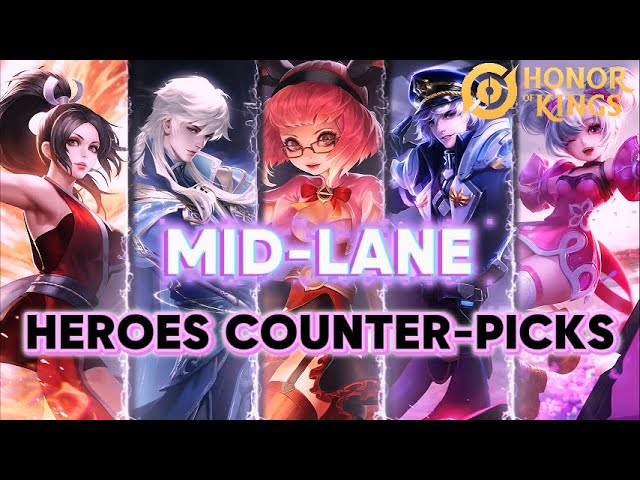 Beat Your Enemies with These Hero Counters!!! HOK Tips & Tricks "Mid-Lane"  Heroes Counter-Picks!