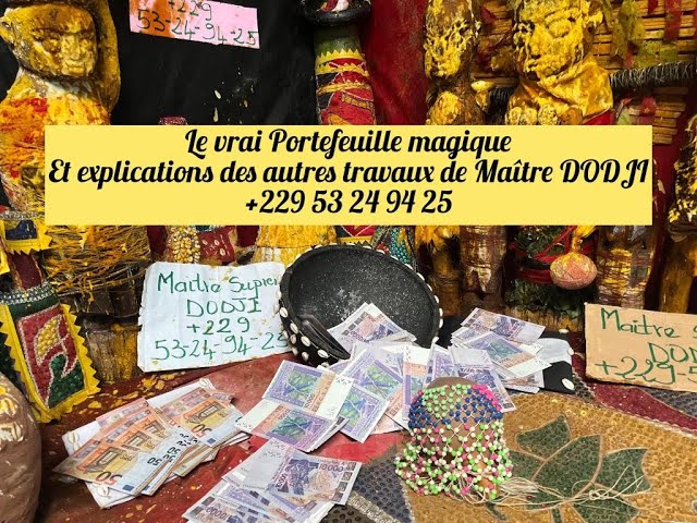 Le vrai portefeuille magique : Explications et autres travaux @dodji.barnabe01