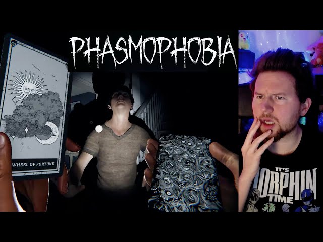 Playing russian roulette with tarot cards in PHASMOPHOBIA (w/ Jenn & Jacob)