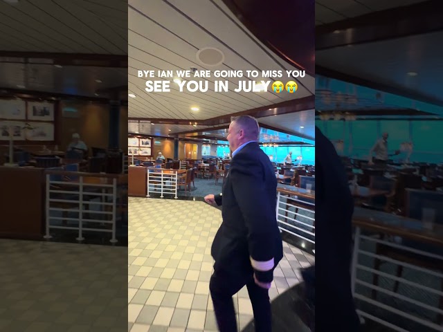 Wait till the end😂 So excited to have Derek back but we are going to miss you Ian!🥹 #royalcaribbean