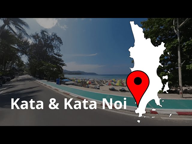 Kata & Kata Noi, Popular Beaches of Phuket, 4K Video, VR 360, Feb 2025.