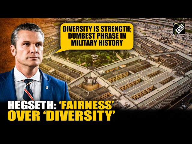 "Diversity is our strength, dumbest phrase..." Hegseth pulls no punches, gives some brutal truths