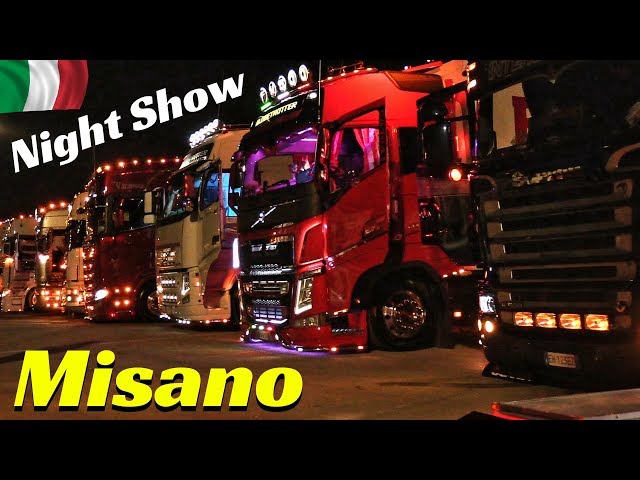 Misano 2018 Camion Decorati by Night / Custom Trucks Night Show - Weekend del Camionista - Part 2