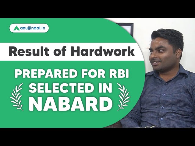 NABARD Grade A 2021 Success Story | NABARD 2022 | Cleared NABARD in FIRST ATTEMPT - Sumit Kumar