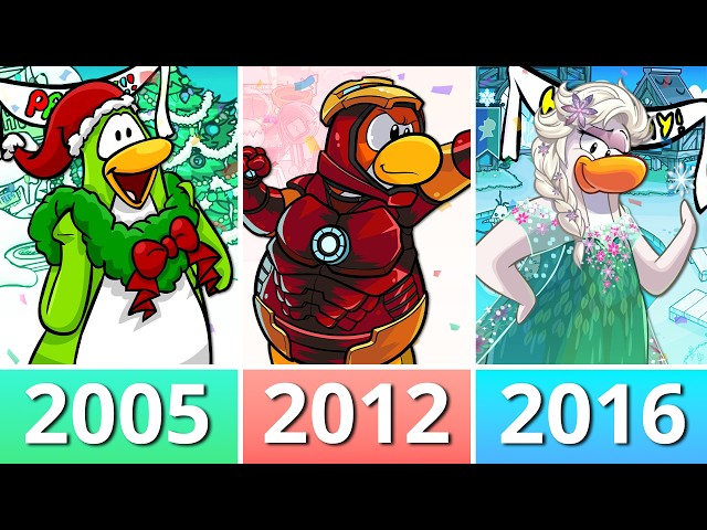 The Complete History of Club Penguin Parties (2005-2017)