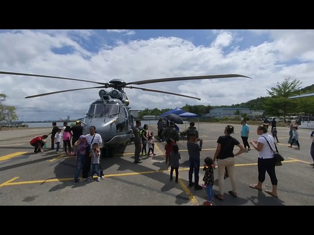 TUDM Eurocopter EC725 Airbus H225M VR180 3D Insta360 EVO