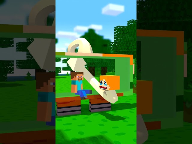 Hungry Aleeeeex!!!??? - Alex and Steve Adventures #minecraft #shorts