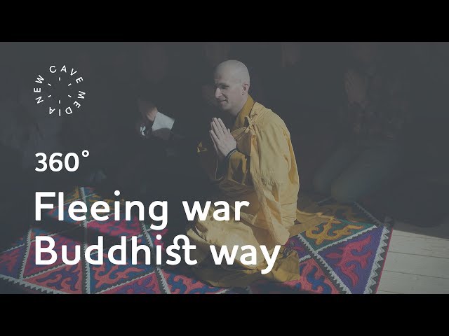 360° video | Fleeing war: Buddhist way