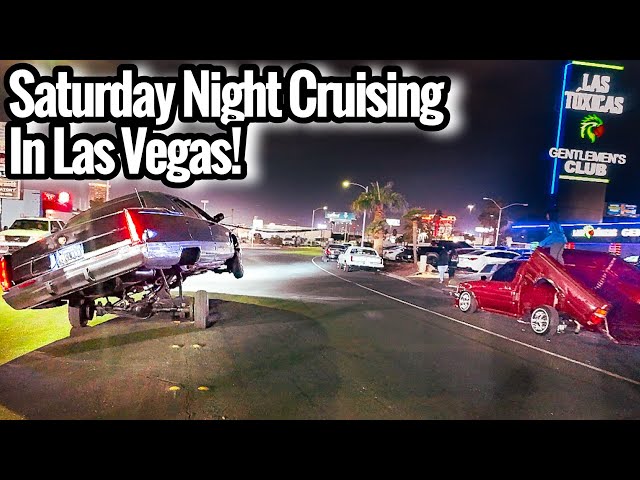 NEW CRUISING SPOT IN LAS VEGAS! Lowriders Dipping Down Western! (Lowrider Blvd)