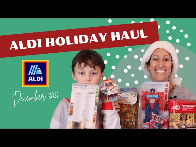 Aldi Holiday Haul 2021 | Great Holiday Gift Finds at Aldi